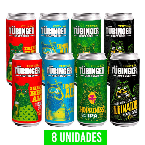 Cerveza Tübinger Mix Latas Pack x8 Latas (470cc)