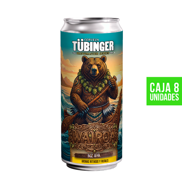 Cerveza Tübinger- Wairoa New Zealand NZ IPA -Pack x8 Latas (470cc)