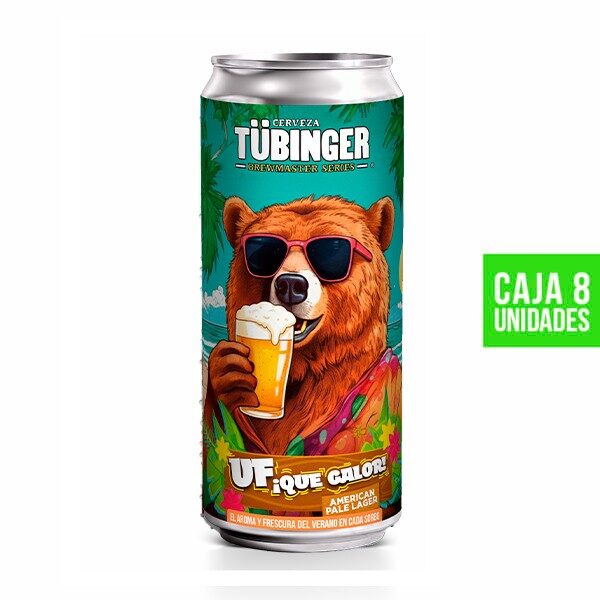 Cerveza Tübinger- Uf ¡Qué Calor! -Pack x8 Latas (470cc)